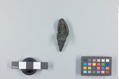 Foto (Seitenansicht) von buddistisches Amulett 3 (NHMW-ZOO-MO-0081100-ETH-114)